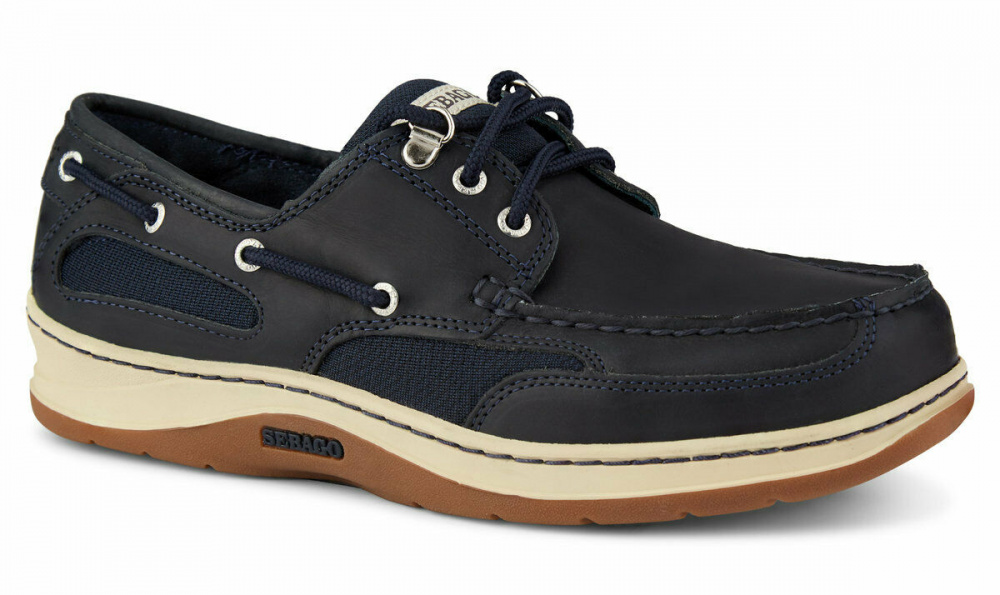 Sebago Clovehitch II Waxed Blue Navy Torgstua Mote AS