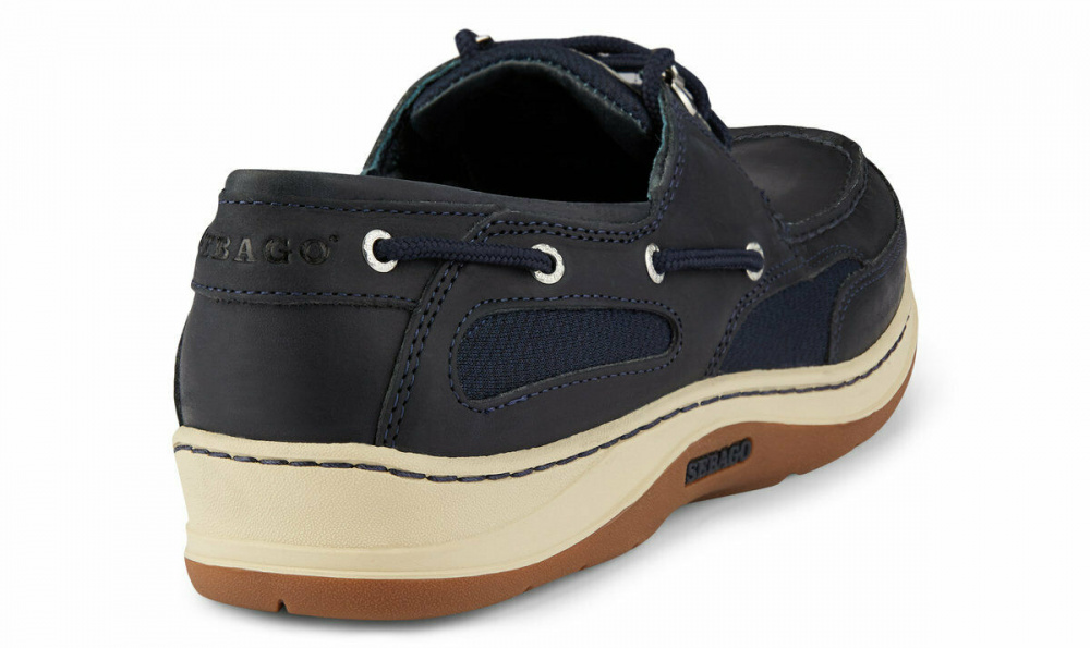 Sebago Clovehitch II Waxed Blue Navy Torgstua Mote AS