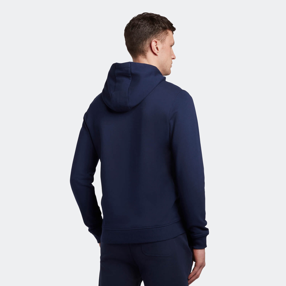 Lyle and scott store pullover hoodie navy