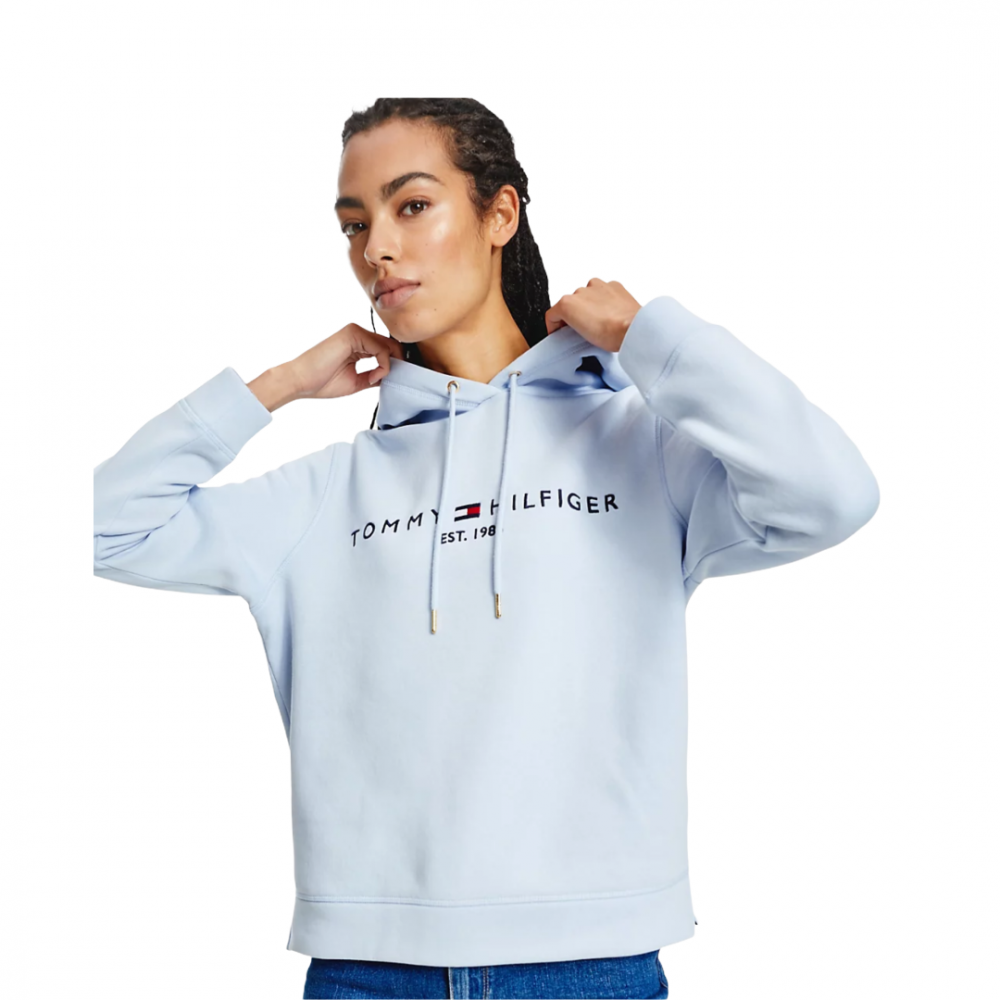 Tommy hilfiger 2025 hoodie breezy blue