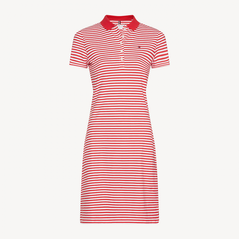 Tommy HilfigerNew Chiara Polo Piquet Dress Torgstua Mote AS