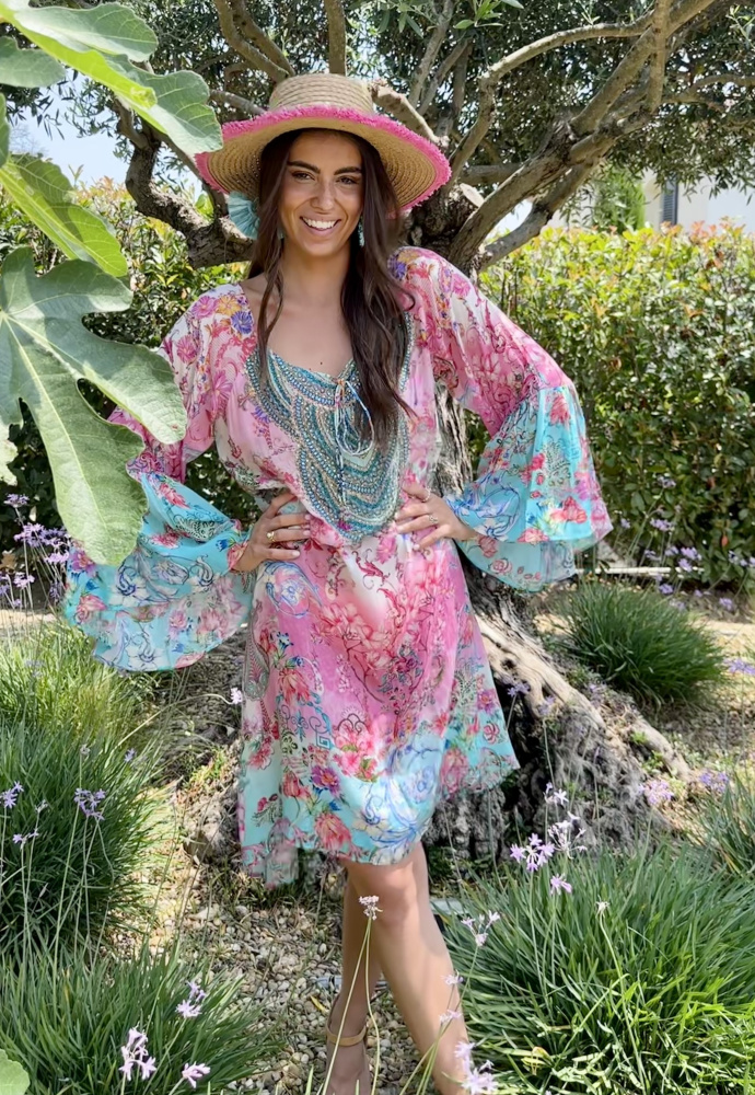 Valery Vain Riva Dress In Sunset FINAL SALE main image 1