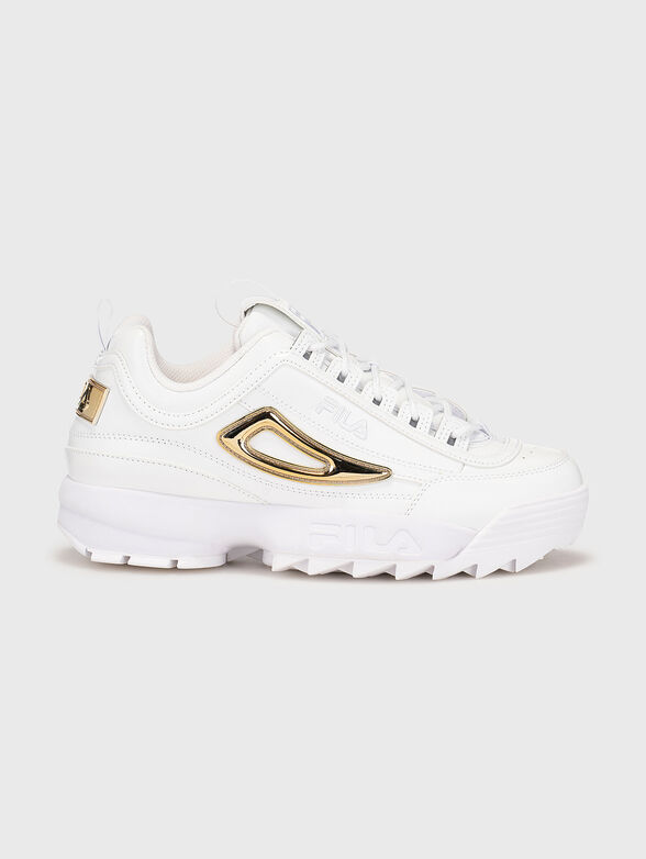 White fila with gold top