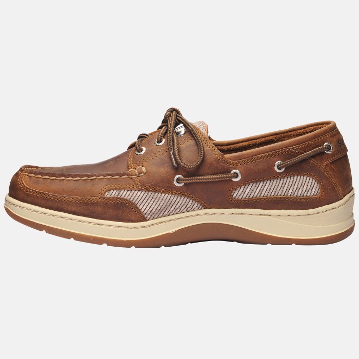 Sebago Clovehitch II FGL Waxed Loafers - Brown Cinnamon Leather Slip-On Shoes (Size 11) - View #8
