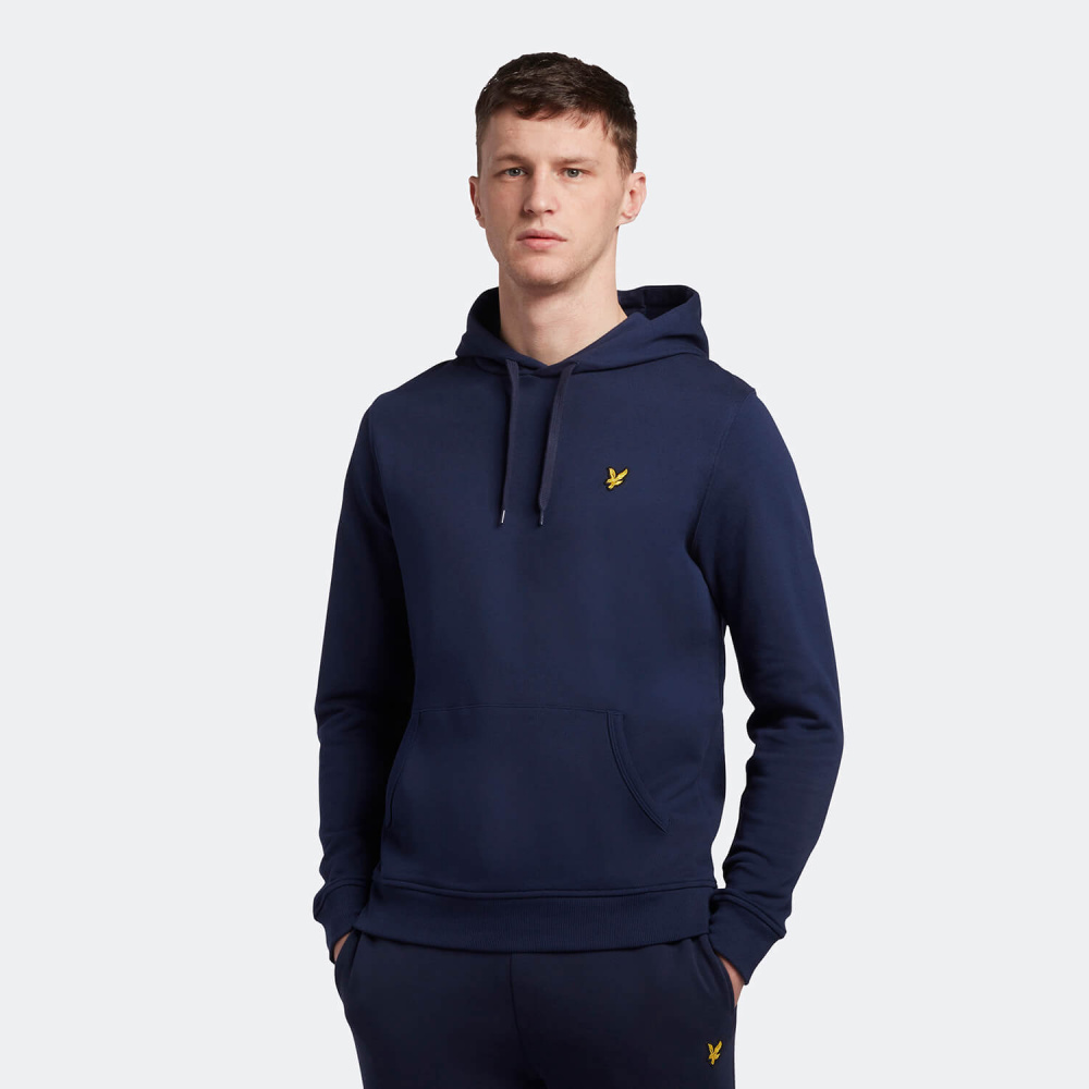 Lyle and scott pullover hoodie navy new arrivals